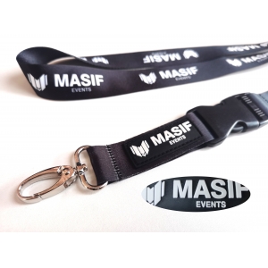 PVC silicone logo lanyard