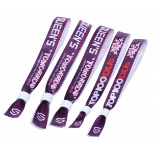 Sublimation print satin wristband